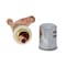 Thrifco Plumbing Heavy-Pattern Copper Body Dishwasher Air Gap Assembly with Chrome Cap 9401808 - alternate 4